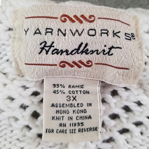 NWOT Beautiful Women's Plus Hand Knitted Cable Neck Chunky Cozy Warm Sweater 3XL - Picture 6 of 6